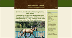 Desktop Screenshot of drybrookconnemaras.com